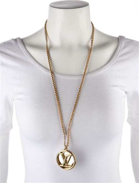 orange louis vuitton chain|Louis Vuitton gold chain necklace.